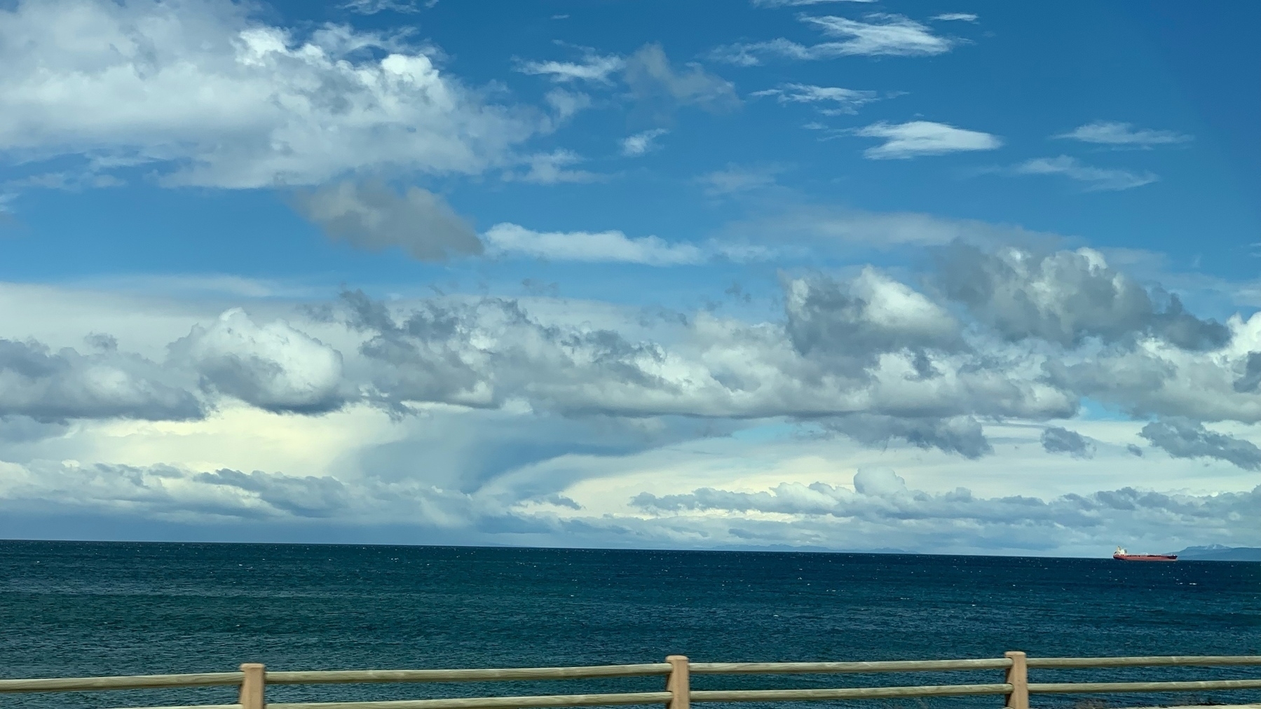clouds off the coast